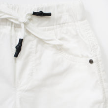 Load image into Gallery viewer, Elasticated Cotton Shorts- White