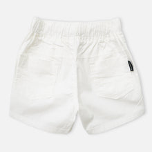 Load image into Gallery viewer, Elasticated Cotton Shorts- White