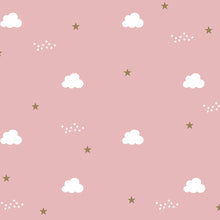 Load image into Gallery viewer, Pink Clouds Theme Full Sleeves Organic Cotton Night Suit