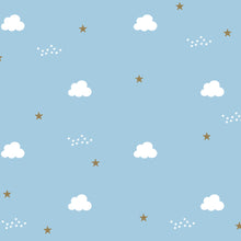 Load image into Gallery viewer, Blue Sky Theme Full Sleeves Organic Cotton Night Suit
