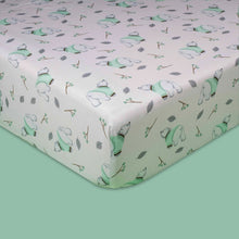 Load image into Gallery viewer, Green Arctic Organic Cotton Cot Bedding Set