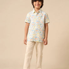 Load image into Gallery viewer, White Horse Printed Pure Cotton Shirt