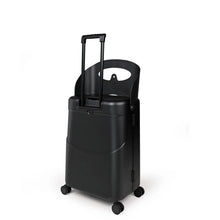 Load image into Gallery viewer, Midnight Black Ride-On Trolley Check-In Luggage 24 Inches