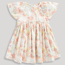 Load image into Gallery viewer, Floral Printed Cotton Half Sleeves Dress