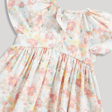 Load image into Gallery viewer, Floral Printed Cotton Half Sleeves Dress