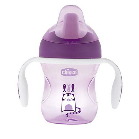 Purple & Pink Training Cup 200ml- 6months+ (Print May Vary)