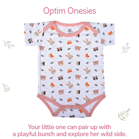 Honey Bunny & Krescent Koala Theme Onesies (Pack Of 2)