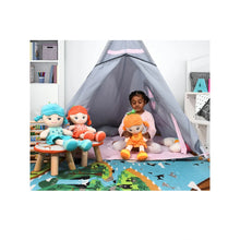 Load image into Gallery viewer, Orange & Red Plush Stuffed Cute Huggable Big Doll Soft Toy- 50cm