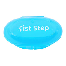 Load image into Gallery viewer, Blue Silicone Finger Brush Pack Of 2 With Carry Case