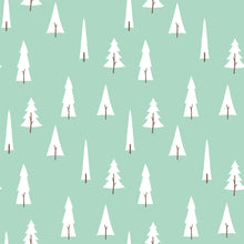 Load image into Gallery viewer, Green Pines Theme Full Sleeves Organic Cotton Night Suit