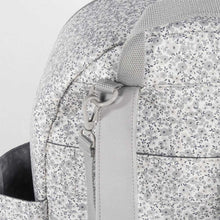 Load image into Gallery viewer, Grey Flower Mellow Backpack Diaper Changing Bag