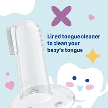 Load image into Gallery viewer, Blue Silicone Finger Toothbrush