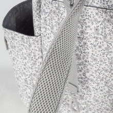 Load image into Gallery viewer, Grey Flower Mellow Backpack Diaper Changing Bag