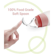 Load image into Gallery viewer, Pink Silicone Feeding Bottle Spoon