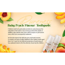 Load image into Gallery viewer, Organic Baby Toothpaste Peach Flavor - 50ml