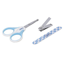 Load image into Gallery viewer, Baby Safe Nail Care Set- Nail Scissors, Nail Cutter & Nail Filer