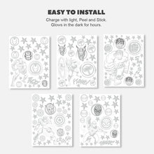 Load image into Gallery viewer, Marvel Super Hero Glow In The Dark Sticker