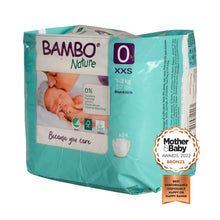 Load image into Gallery viewer, Size 0 Bambo Nature Diaper - 24 Pieces(0-3 kg)