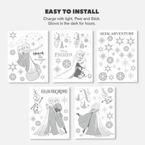 Frozen Magic Glow Wall Stickers
