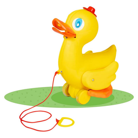 Yellow Quacking Duck Pull Along