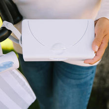 Load image into Gallery viewer, White On-The-Go Baby Wipes Dispenser