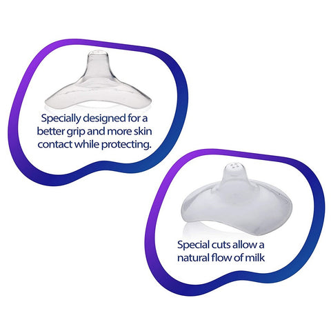 Silicone Nipple Shield- 2pcs