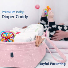 Load image into Gallery viewer, Baby Diaper Caddy Organizer - Grey