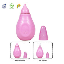 Load image into Gallery viewer, Pink Nasal Aspirator With Ear Syringend