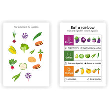 Load image into Gallery viewer, Fruits And Vegetables Flash Cards
