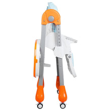 Load image into Gallery viewer, Orange Little Lux Baby High Chair