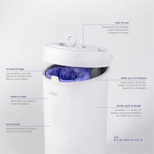 Load image into Gallery viewer, White Diaper Pail