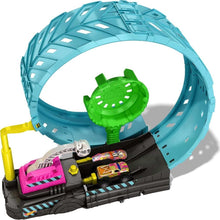 Load image into Gallery viewer, Monster Trucks Glow In The Dark Epic Loop Challenge Playset