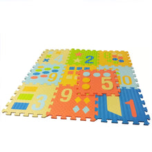 Load image into Gallery viewer, Sunta Numbers & Shapes Puzzle Foam Mat - 10 Pieces