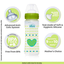 Load image into Gallery viewer, Green Wellbeing Advanced Anti-Colic System Feeding Bottle - 330ml