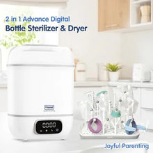 Load image into Gallery viewer, 2 in 1 Advanced Digital Baby Bottle Sterilizer & Dryer