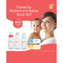 Load image into Gallery viewer, Red Glass Feeding Bottle With Nipple - 120ml