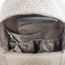 Load image into Gallery viewer, Brown Animal Printed Backpack Diaper Changing Bag