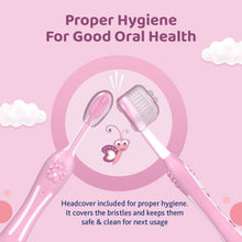 Load image into Gallery viewer, Pink Ultra Soft Bristles Honey Bee Printed Toothbrush