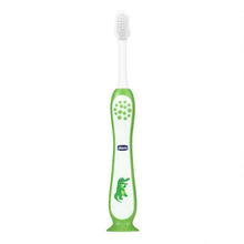 Load image into Gallery viewer, Blue & Green Animal Theme Toothbrush With Cover