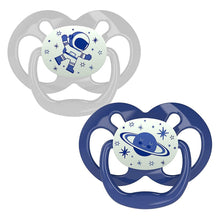 Load image into Gallery viewer, Advantage Pacifiers Stage 2 Glow in the Dark -Pack of 2