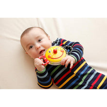 Load image into Gallery viewer, Yellow Smiley Face Rattle