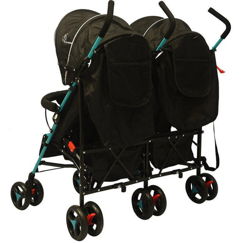 Ginny And Johnny Stroller With Compact Fold, Dual Basket, Multi-Position Recline Seat & Rear Brake