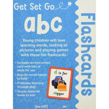 Load image into Gallery viewer, Get Set Go Alphabet Flashcards