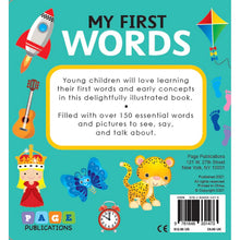 Load image into Gallery viewer, My First Words Book