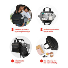Load image into Gallery viewer, Skip Hop Mainframe Wide Open Diaper Backpack