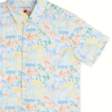 Load image into Gallery viewer, White Horse Printed Pure Cotton Shirt