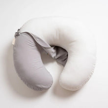 Load image into Gallery viewer, Grey Hot Air Balloon Printed Nursing Pillow Cover
