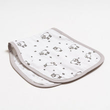 Load image into Gallery viewer, Grey Sheep Printed Burp Cloth