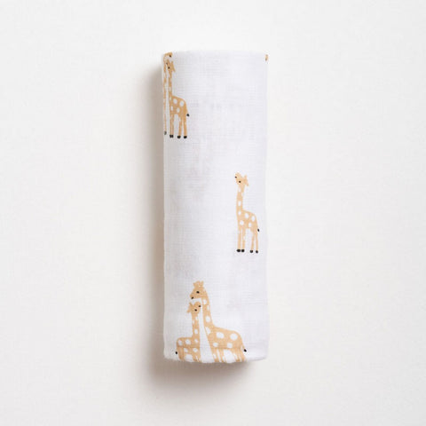 Giraffe Theme Muslin Swaddle Pack Of 2