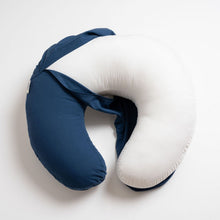 Load image into Gallery viewer, Navy Blue Little Dino Theme Nursing Pillow